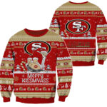 San Francisco 49Ers Merrykissmyass Funny Santa Claus Ugly Christmas Sweater – Moonbestprint