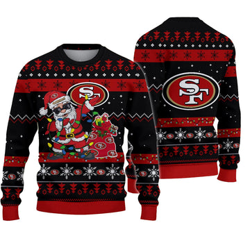 San Francisco 49ers 12 Grinch Xmas Day Ugly Christmas Sweater – Moonbestprint