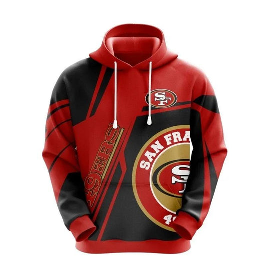 San Francisco 49ers 3D Hoodie 6, NFL Hoodie Moonbestprint