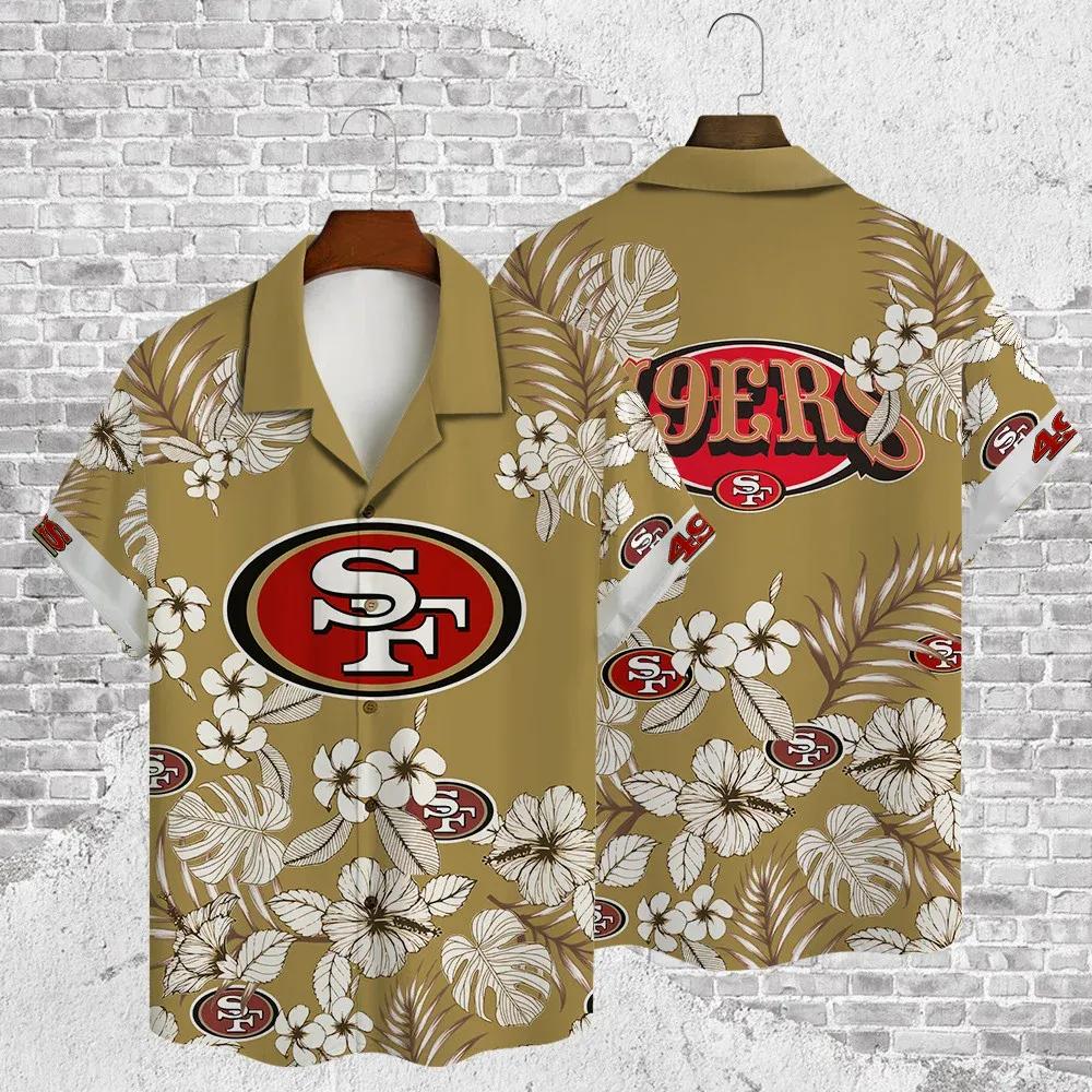 San Francisco 49ers AOP Hawaiian Shirt, NFL Hawaiian Shirt Moonbestprint