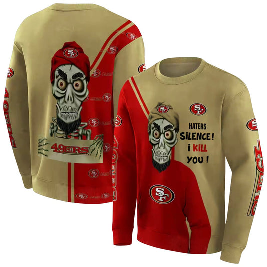 San Francisco 49ers Achmed Skull Aop Sweatshirt - Moonbestprint