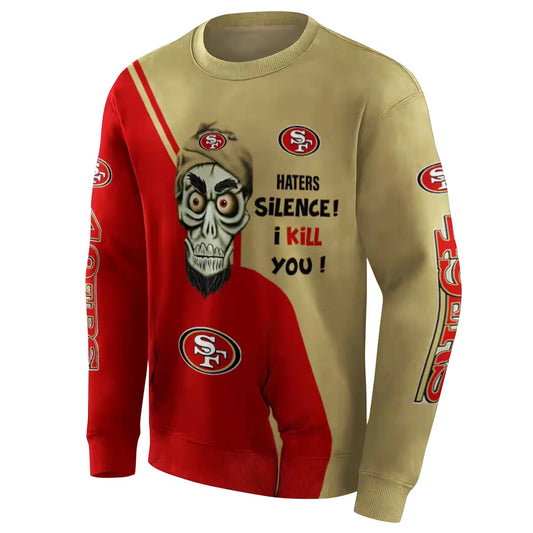 San Francisco 49ers Achmed Skull Aop Sweatshirt - Moonbestprint