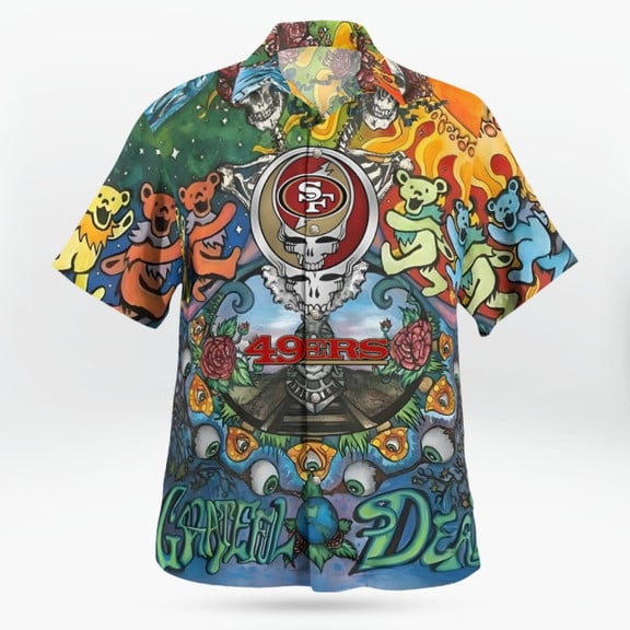 San Francisco 49ers Grateful Dead Hawaiian Shirt – Moonbestprint