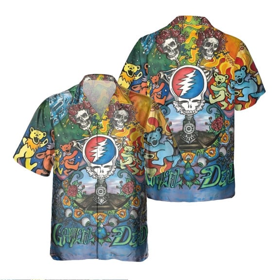 San Francisco 49ers Grateful Dead Hawaiian Shirt – Moonbestprint