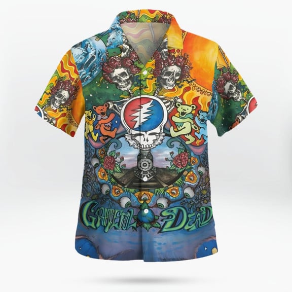 San Francisco 49ers Grateful Dead Hawaiian Shirt – Moonbestprint