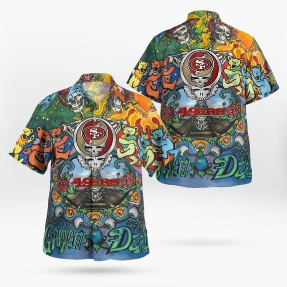 San Francisco 49ers Grateful Dead Hawaiian Shirt – Moonbestprint