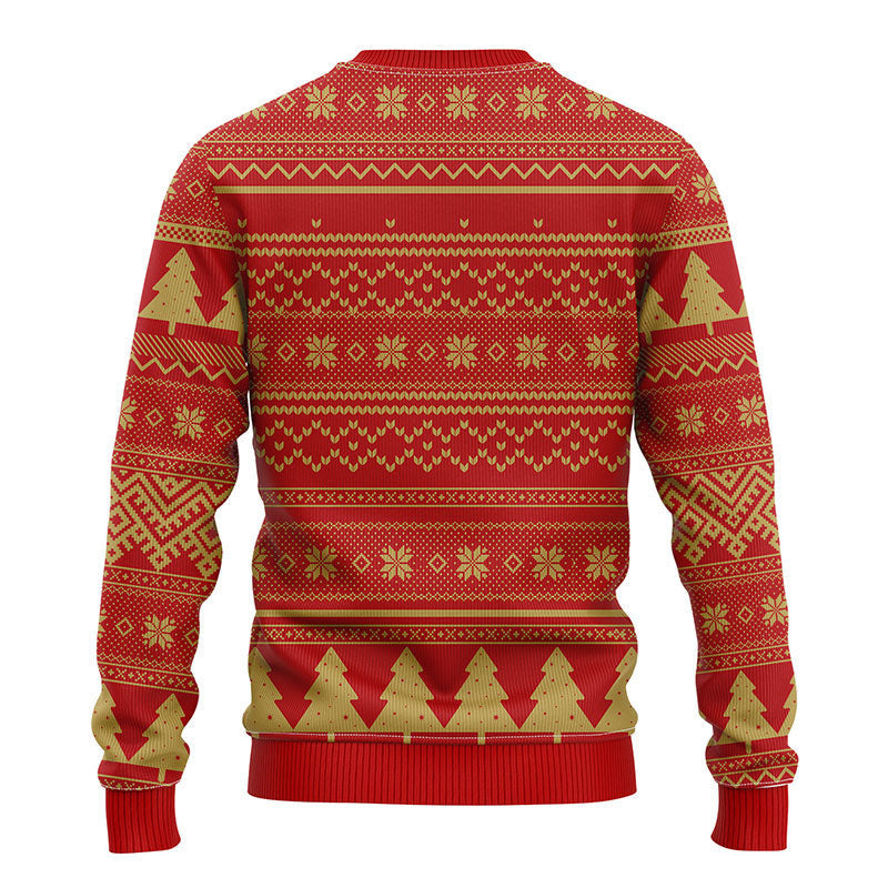 San Francisco 49ers Grinch Hug Ugly Christmas Sweater Moonbestprint