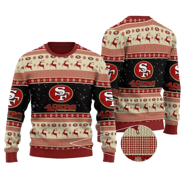 San Francisco 49ers Ugly Sweater – Moonbestprint