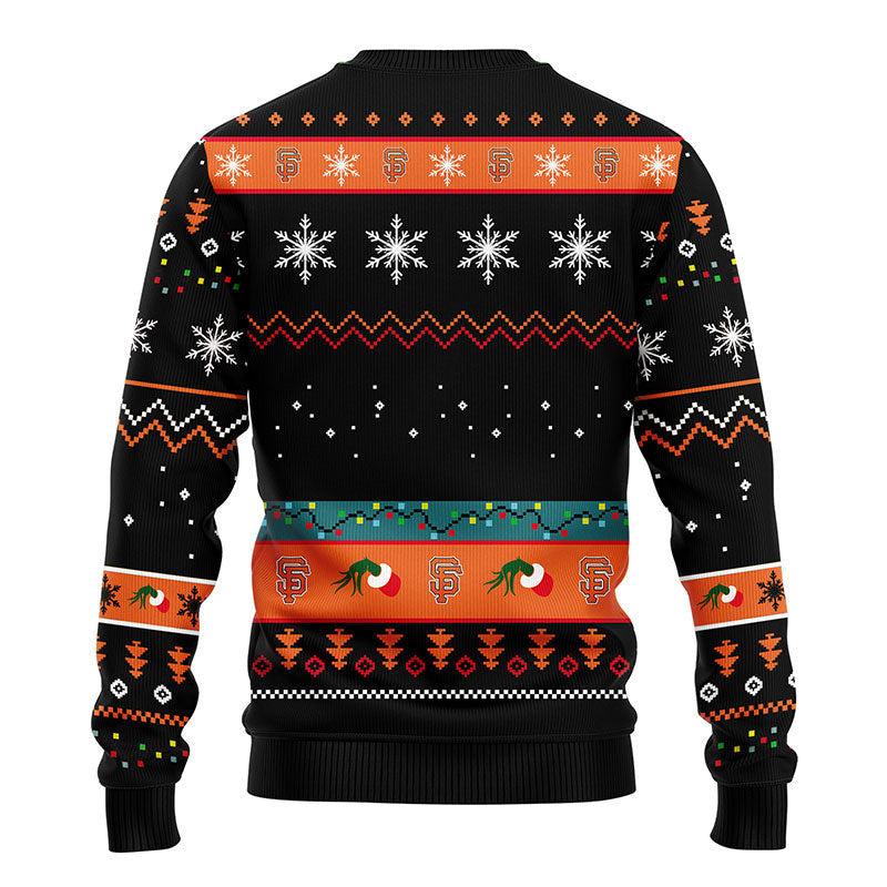 San Francisco Giants 12 Grinch Xmas Day Ugly Christmas Sweater Moonbestprint