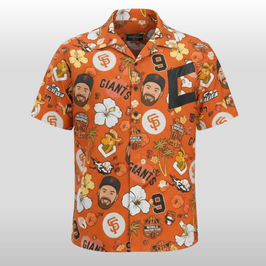 San Francisco Giants Brandon Belt Celebration Day 2026 Hawaiian Shirt – Moonbestprint