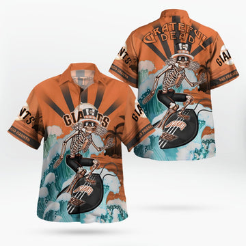 San Francisco Giants Grateful Dead Hawaiian Shirt – Moonbestprint