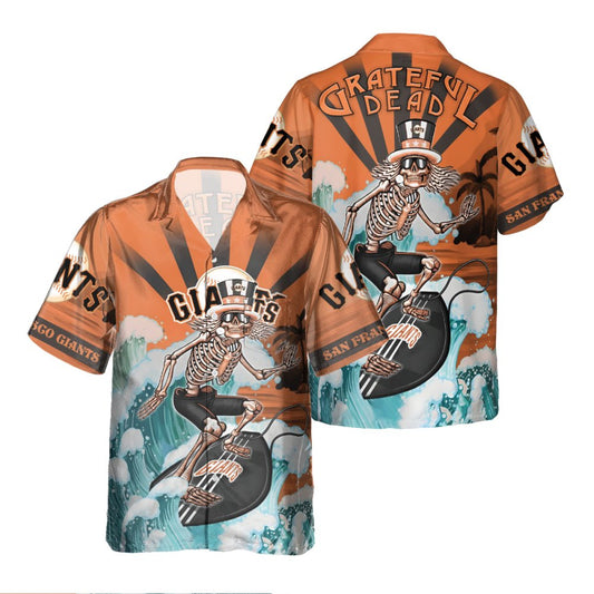 San Francisco Giants Grateful Dead Hawaiian Shirt – Moonbestprint