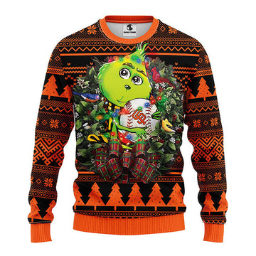 San Francisco Giants Grinch Hug Ugly Christmas Sweater Moonbestprint