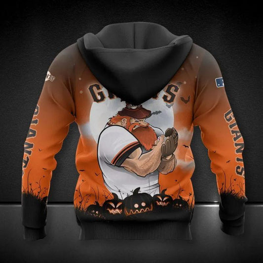 San Francisco Giants Mascot All Over Print Hoodie 1, MLB Hoodie Moonbestprint