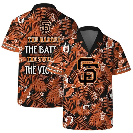 San Francisco Giants Victory Slogan Hawaiian Shirt, MLB Hawaiian Shirt Moonbestprint