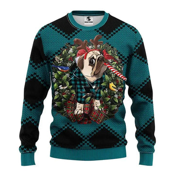 San Jose Sharks Pub Dog Ugly Christmas Sweater, NHL Christmas Sweater Moonbestprint