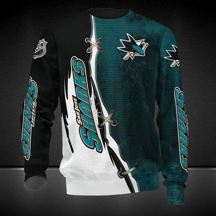 San Jose Sharks Ugly Christmas Sweater, NHL Christmas Sweater Moonbestprint