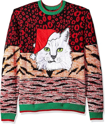 Santa Cat Animal Print Christmas Ugly Sweater – Moonbestprint