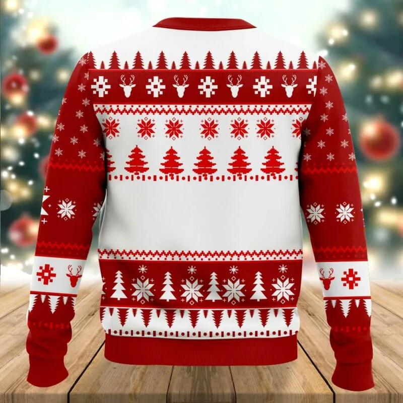 Santa Claus Grinch Yelling Meme Ugly Sweater, Grinch Holiday Sweater Moonbestprint