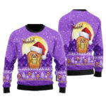 Santa Claus Sleigh Crown Royal Ugly Sweater – Moonbestprint
