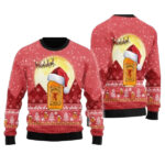 Santa Claus Sleigh Fireball Ugly Sweater – Moonbestprint