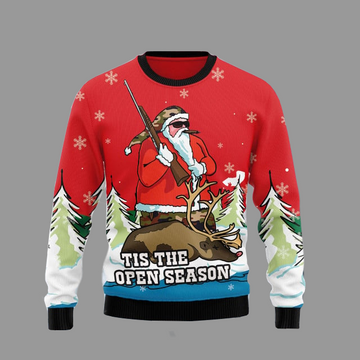 Santa Hunting Ugly Christmas Sweater 2025 – Moonbestprint