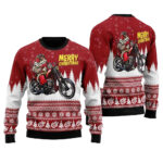 Santa Riding Funny Ugly Christmas Sweater – Moonbestprint