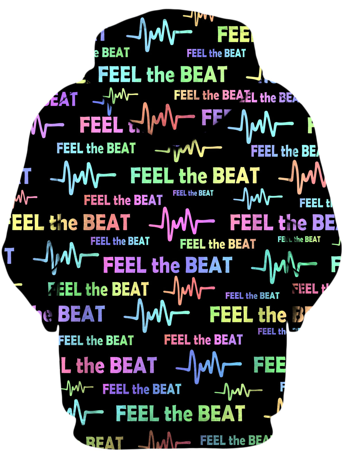 Feel the Beat Unisex Zip-Up Hoodie -Moonbestprint
