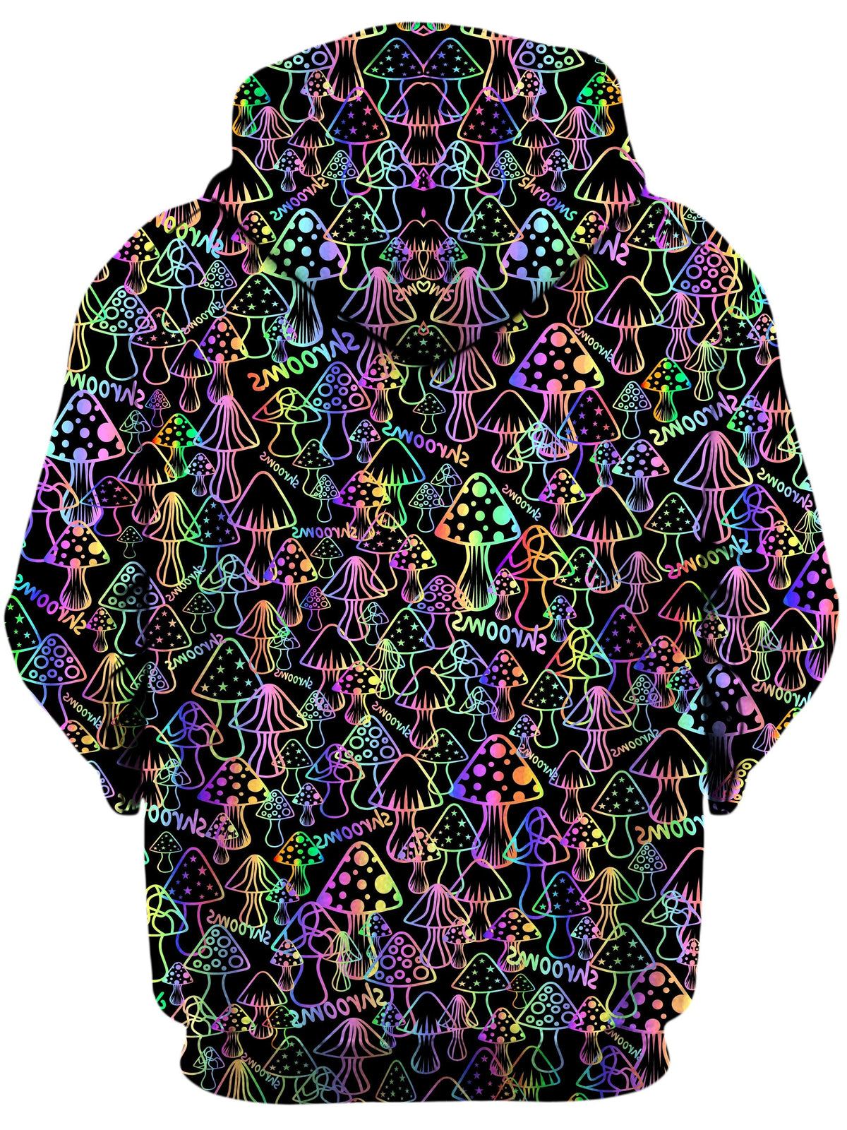 Psychedelic Shrooms Unisex Zip-Up Hoodie -Moonbestprint
