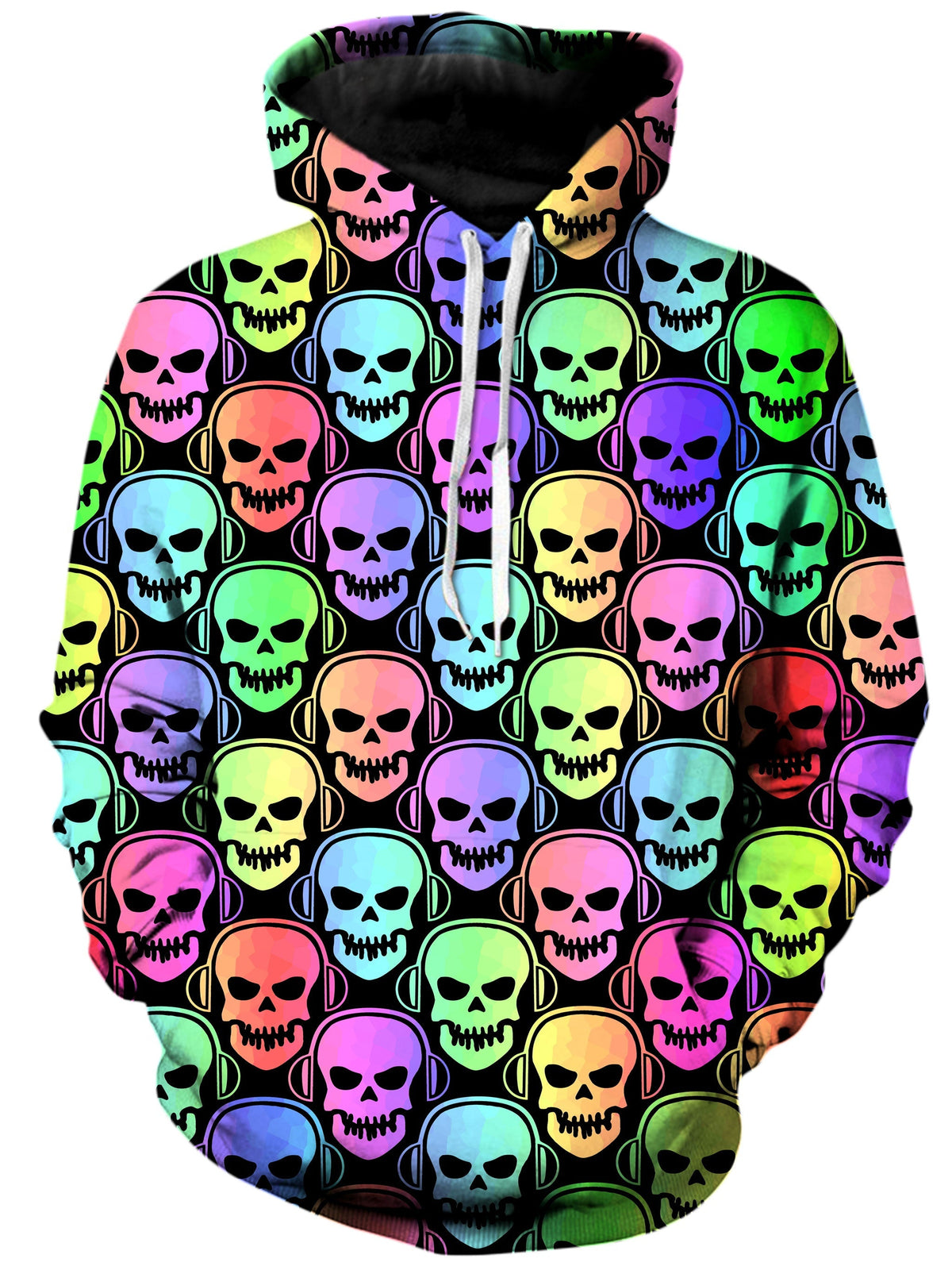 Skull Deejays Unisex Hoodie -Moonbestprint