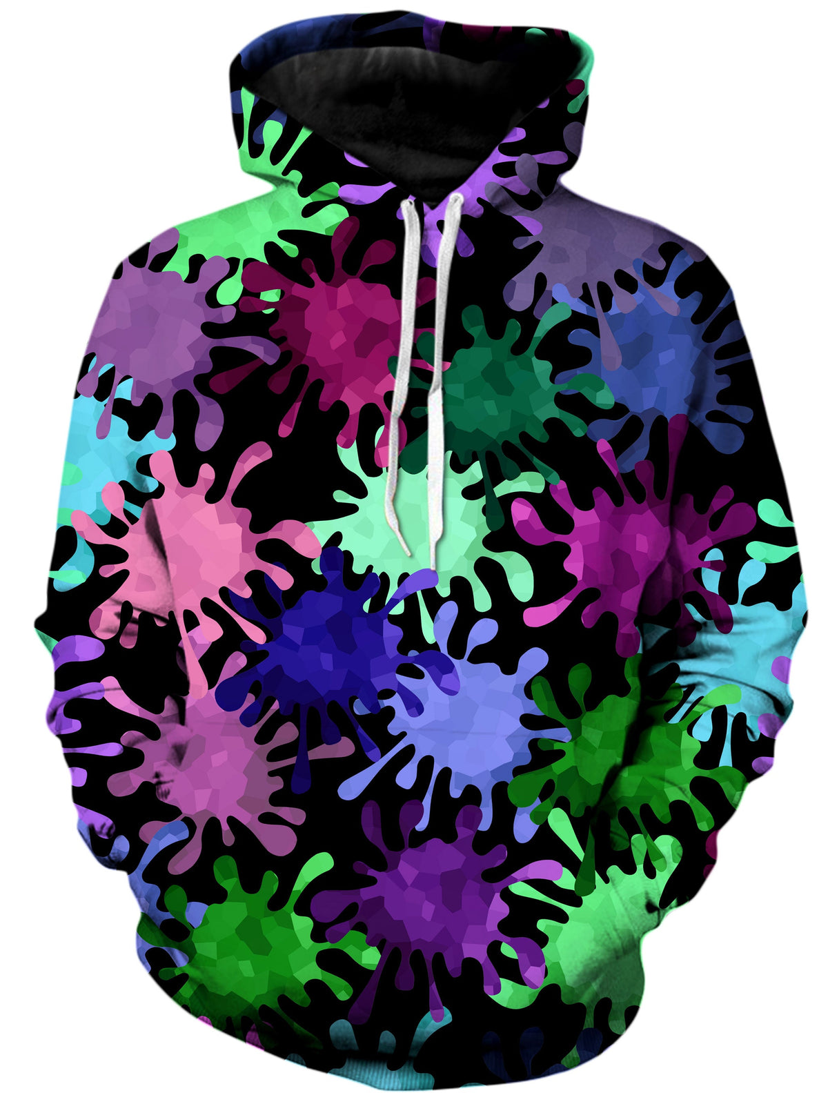 Tripadelic Splatter Unisex Hoodie -Moonbestprint