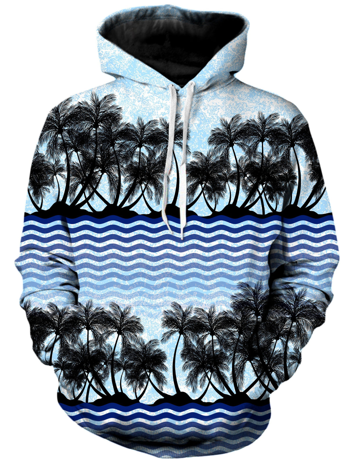 Tropical Waves Unisex Hoodie -Moonbestprint