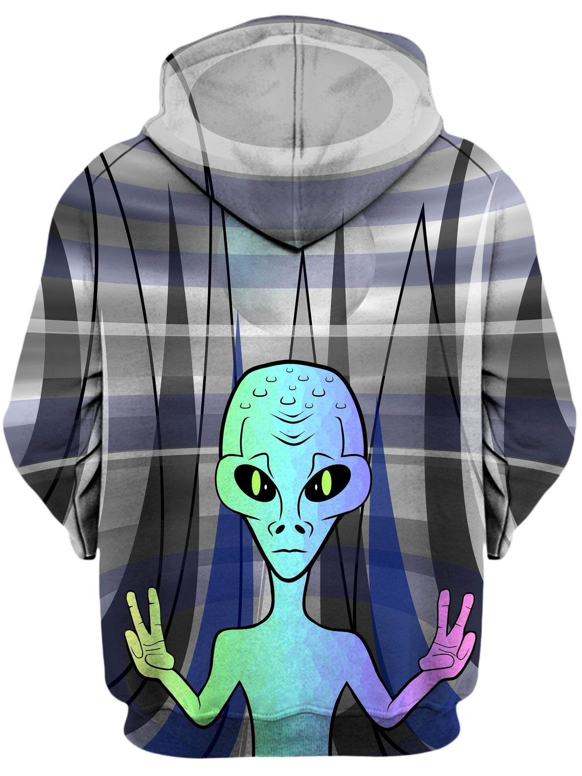 Alien Arrival Unisex Hoodie -Moonbestprint