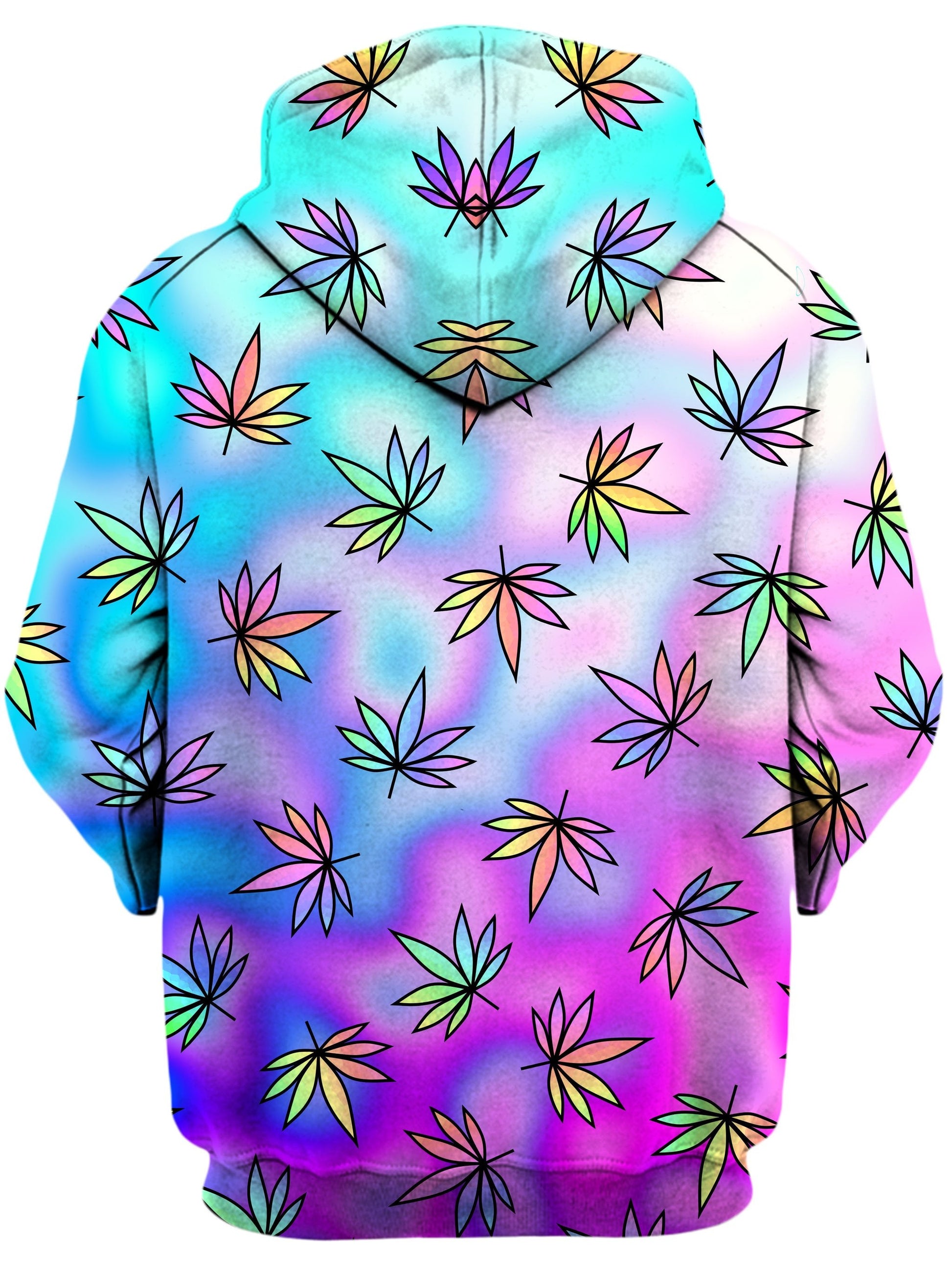 Cascading Marijuana Unisex Zip-Up Hoodie -Moonbestprint