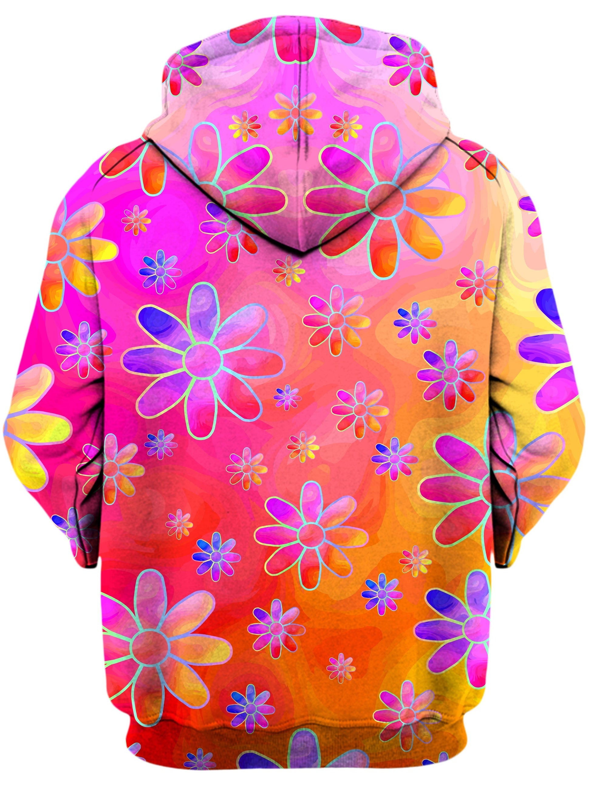 Hippie Trippy Flowers Unisex Hoodie -Moonbestprint