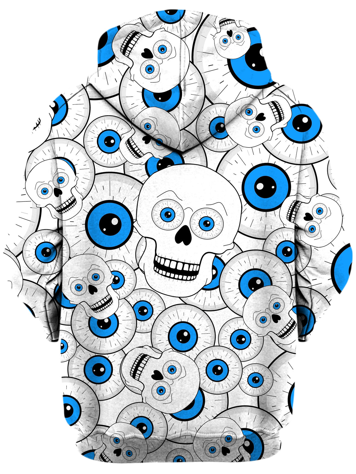 Skull Eye Balls Unisex Hoodie -Moonbestprint