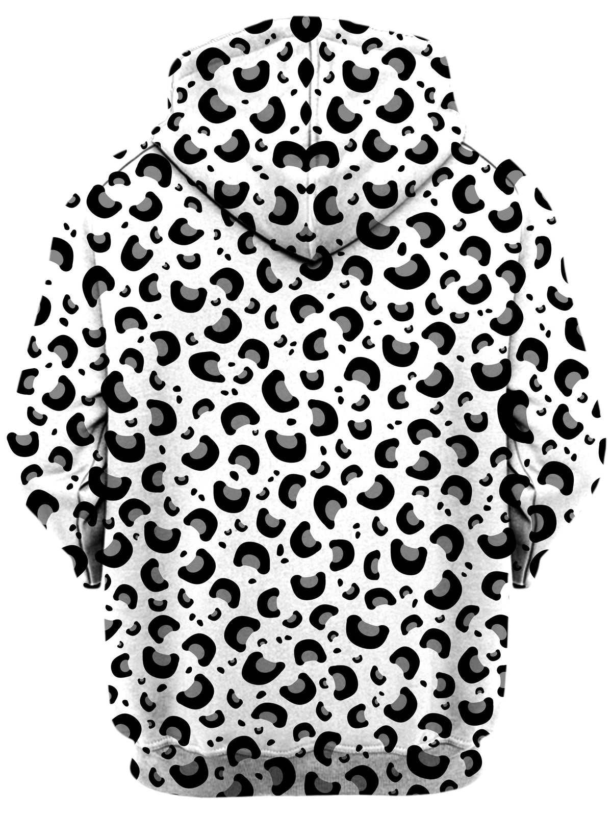 Snow Leopard Print Unisex Hoodie -Moonbestprint