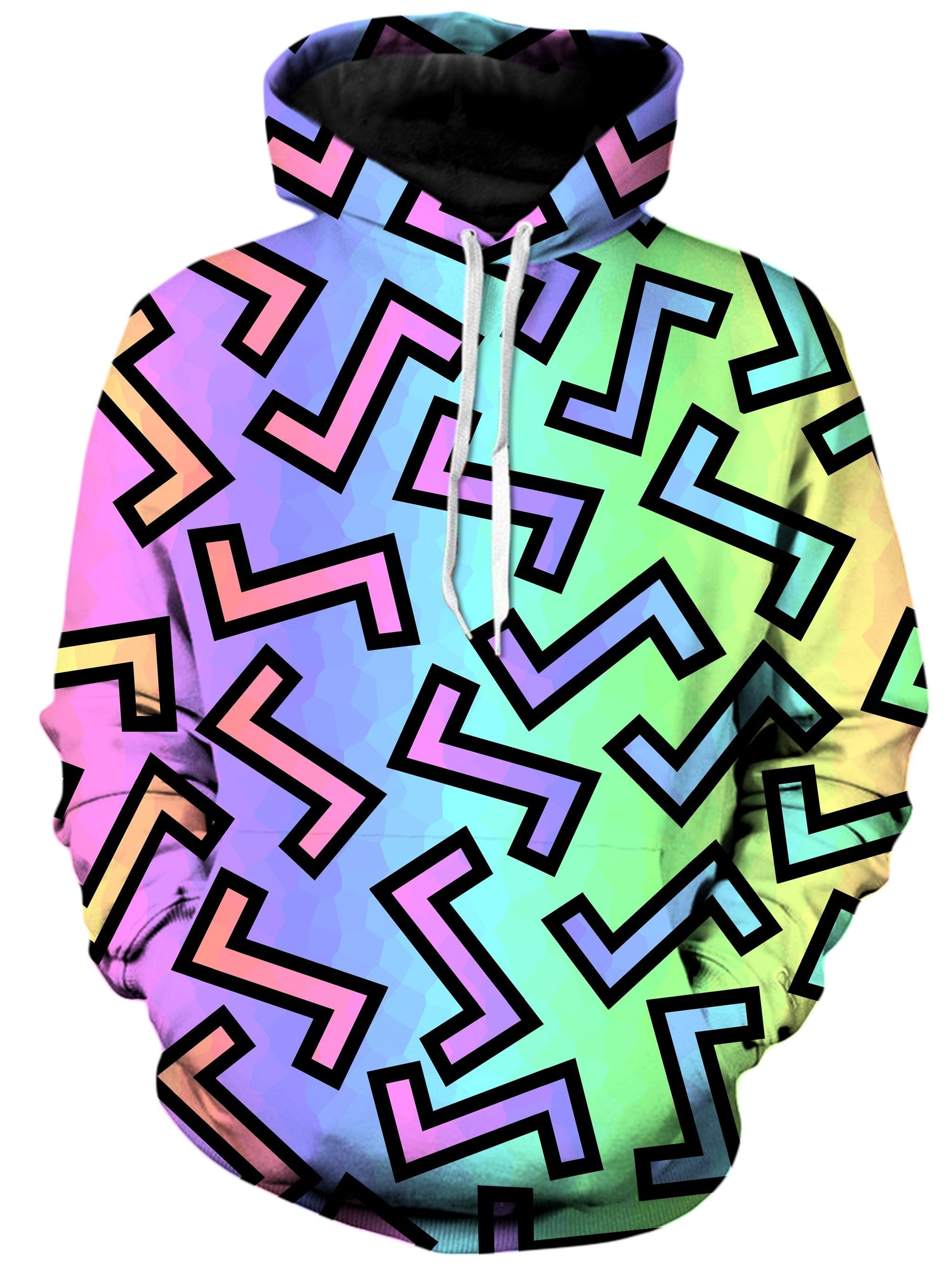 80s Rainbow Unisex Hoodie -Moonbestprint