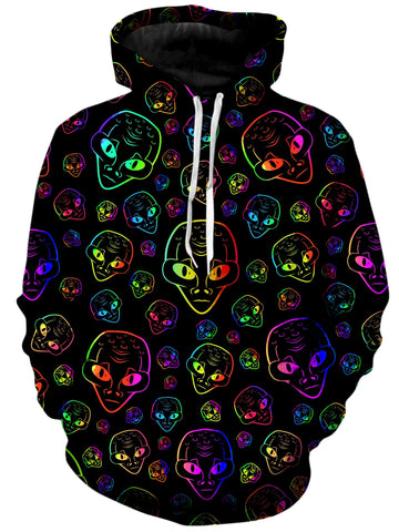 Alien Invasion Unisex Hoodie -Moonbestprint