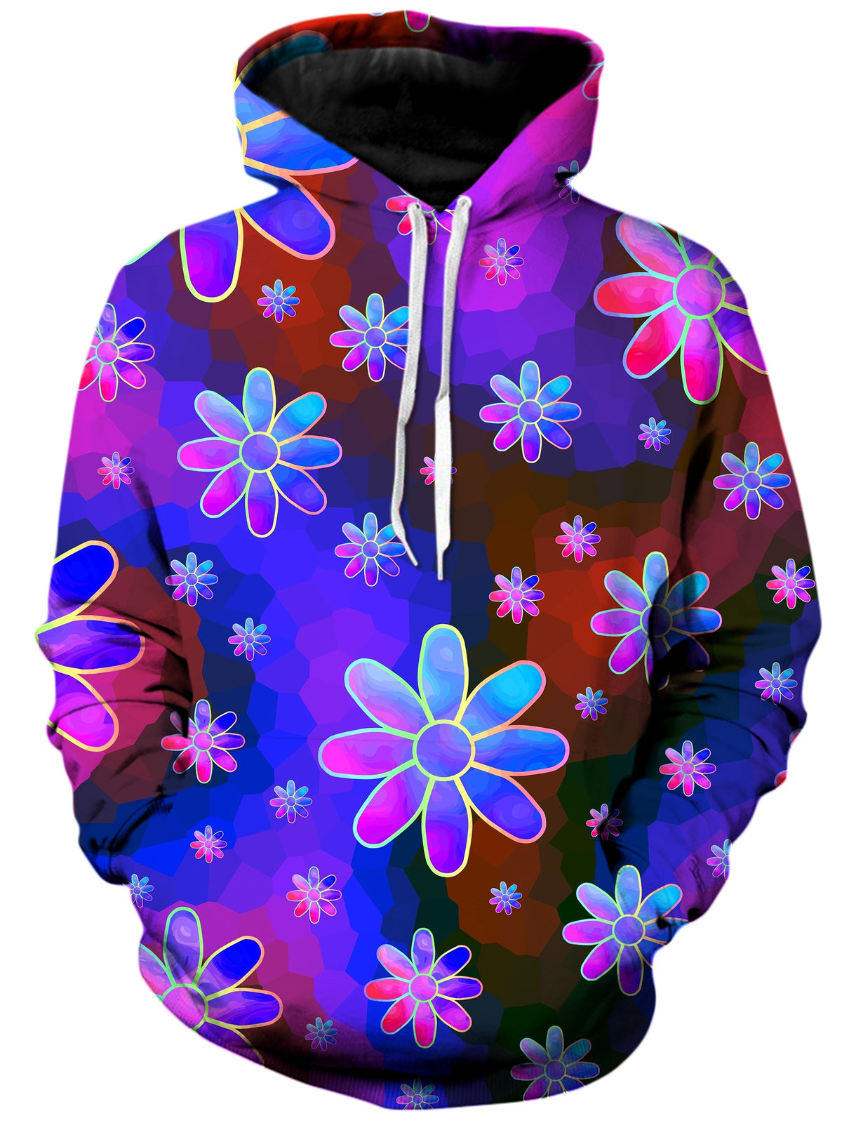 Floral Fantasy Abstract Unisex Hoodie -Moonbestprint