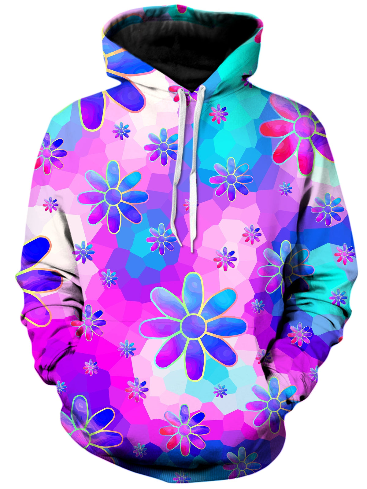 Flower Power Journey Unisex Hoodie -Moonbestprint