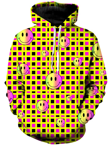 Happy Plaid Unisex Hoodie -Moonbestprint