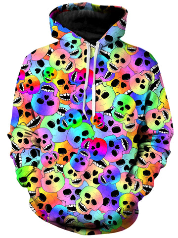 Happy Skulls Unisex Hoodie -Moonbestprint