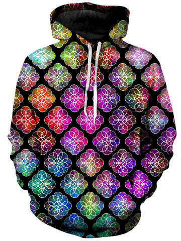 Rings of Color Pattern Unisex Hoodie -Moonbestprint