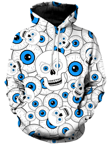 Skull Eye Balls Unisex Hoodie -Moonbestprint