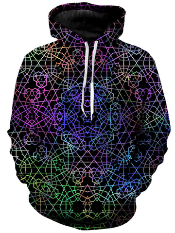 Symmetrical Color Journey Unisex Hoodie -Moonbestprint
