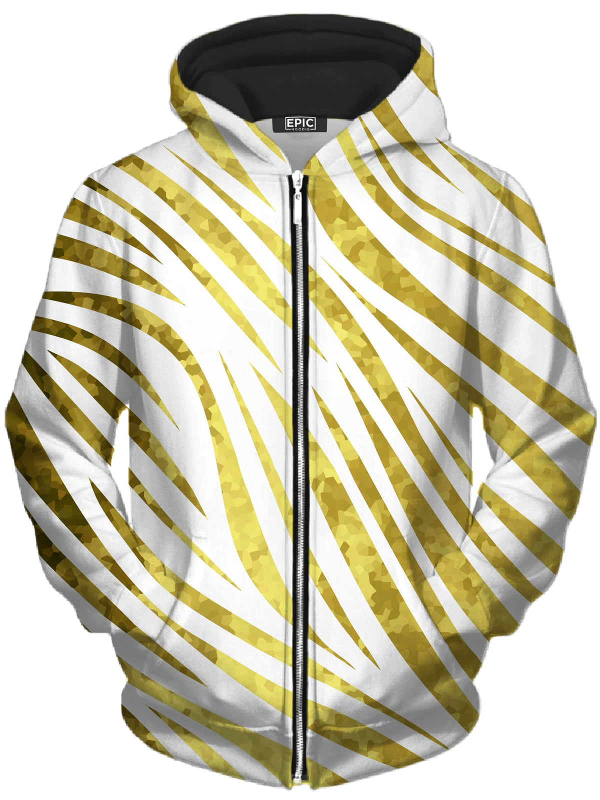 Gold Safari Unisex Zip-Up Hoodie -Moonbestprint