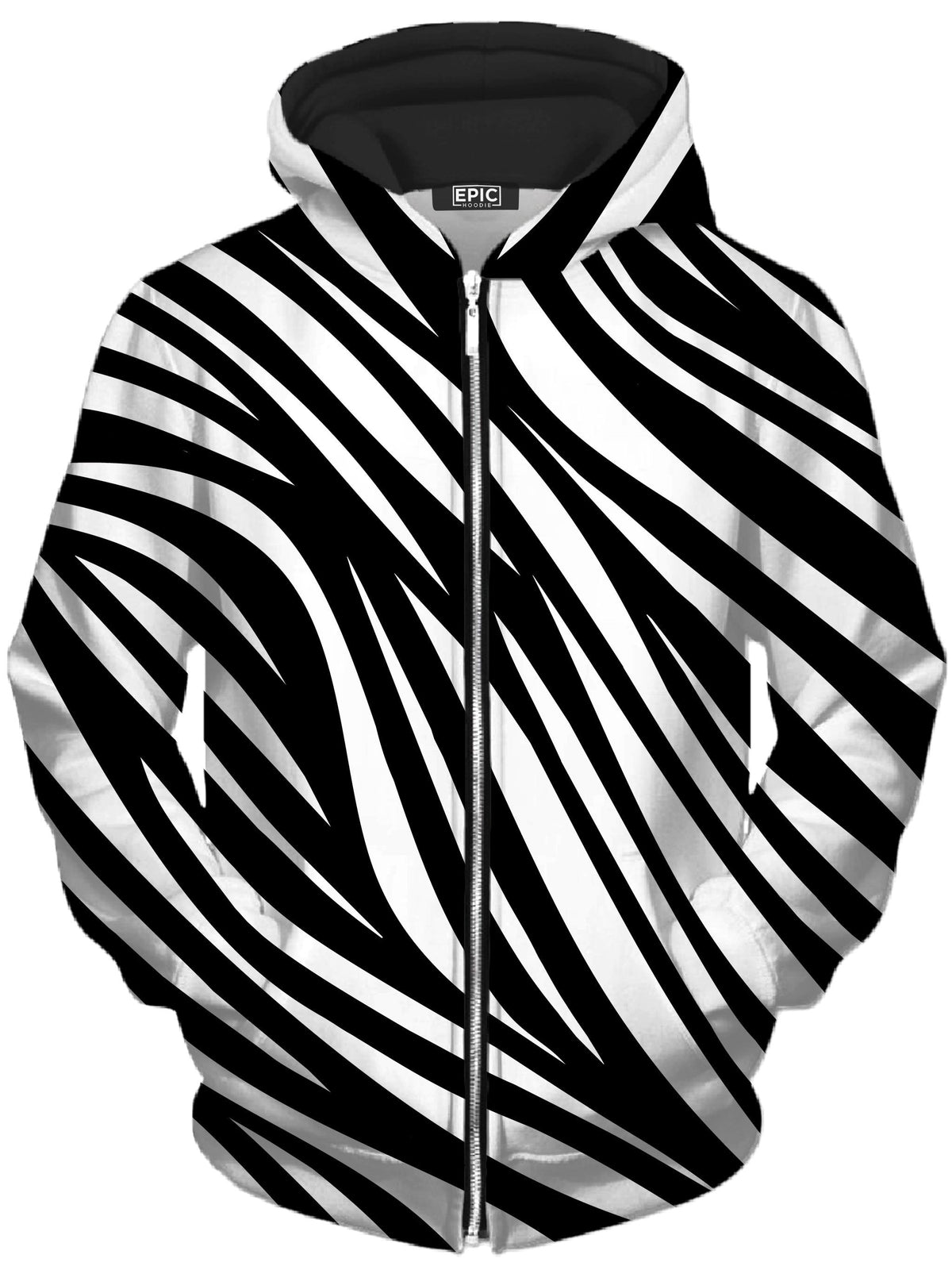 Safari Print Unisex Zip-Up Hoodie -Moonbestprint