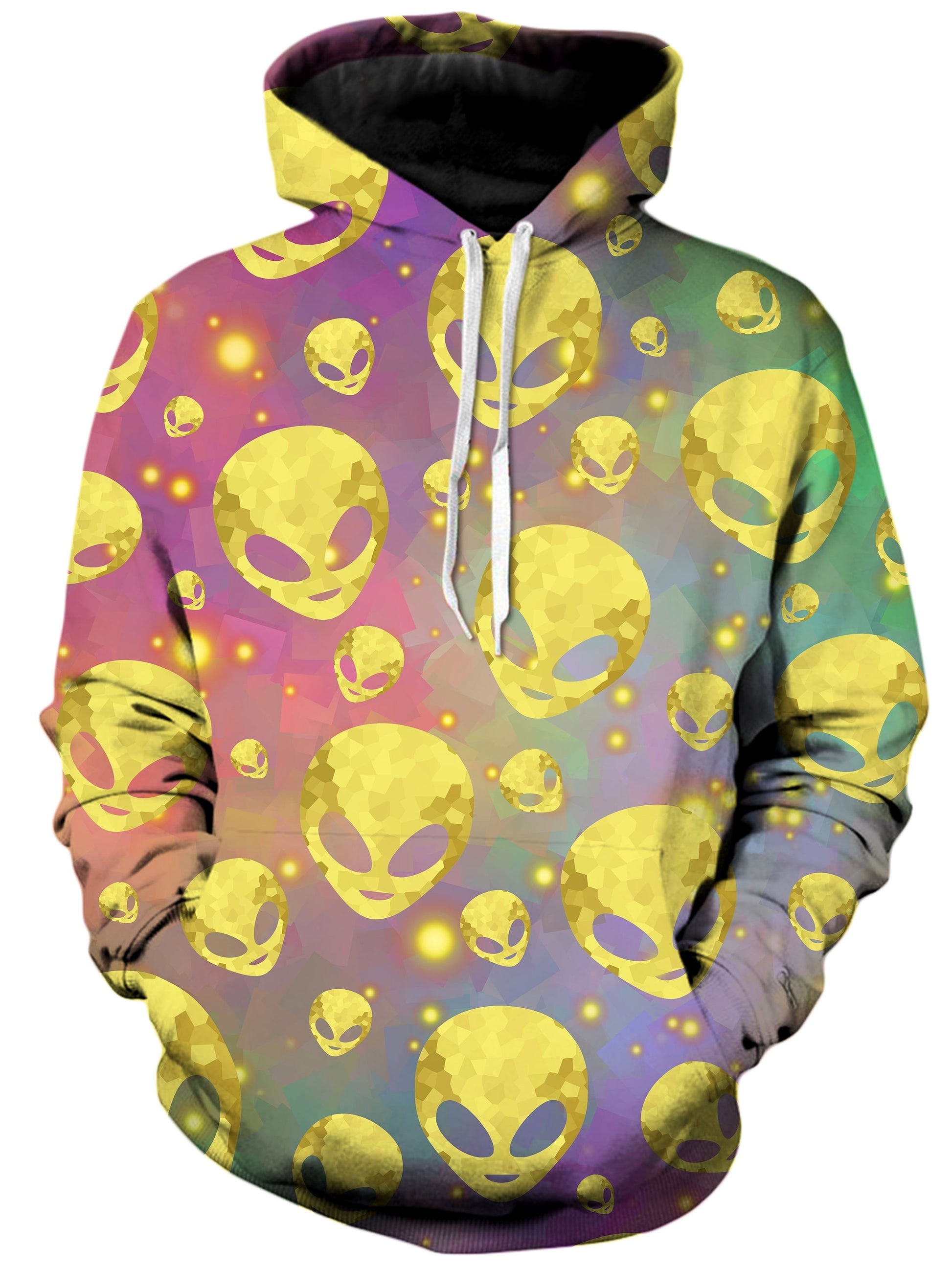Alien Visitors Unisex Hoodie -Moonbestprint