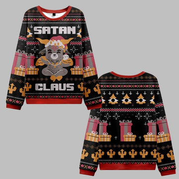 Satan Claus Ugly Sweater 2026 Christmas - Moonbestprint
